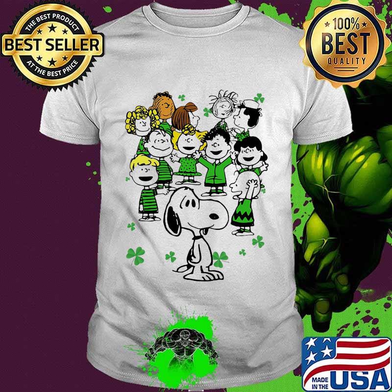 Snoopy And Charlie Brown Grass Shirt