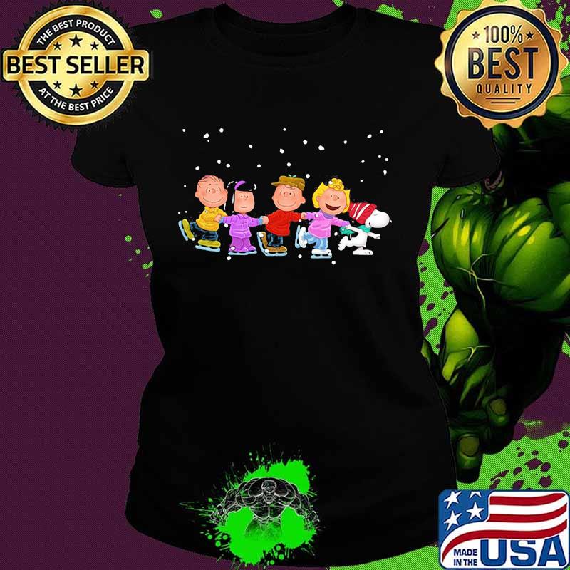 Snoopy Charlie Brown And Friends Shirt Ladies tee Snoopy Charlie Brown And Friends Shirt Ladies tee
