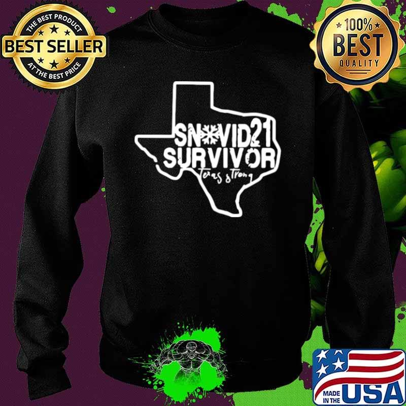 Snovid 2021 Survivor Texas Strong Sweater Snovid 2021 Survivor Texas Strong Sweater