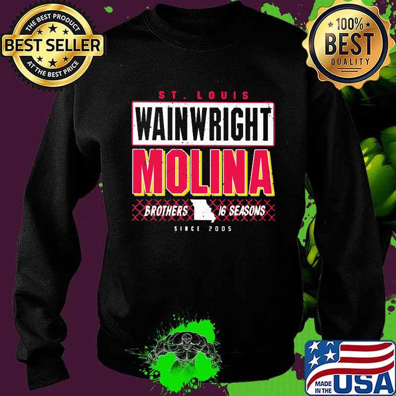 St Louis Wainwright Molina Brothers 16 Seasons Shirt Sweater St Louis Wainwright Molina Brothers 16 Seasons Shirt Sweater