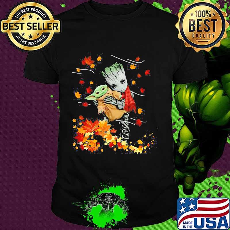 Star War Baby Yoda And Groot Shirt