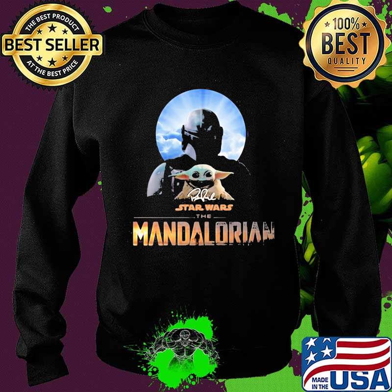 Star Wars The Mandalorian Baby Yoda Orange Shirt Sweater Star Wars The Mandalorian Baby Yoda Orange Shirt Sweater
