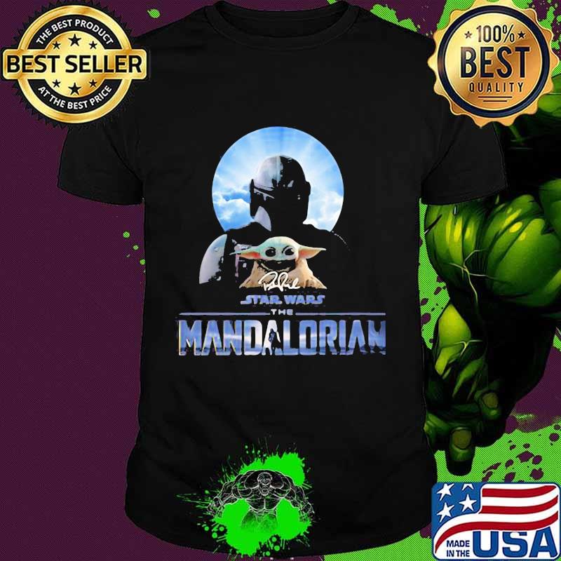 Star Wars The Mandalorian Blue Baby Yoda Shirt