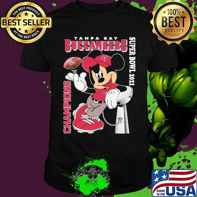 Tampa Bay Buccaneers Super Bowl 2021 Champion Micky Mouse Shirt