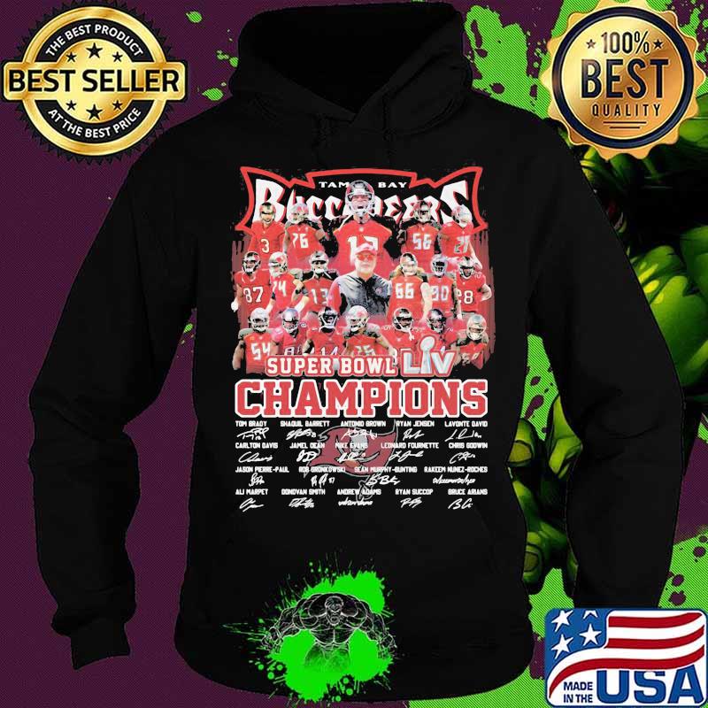 Tampa Bay Buccaneers Super Bowl Champions Signature Shirt Hoodie Tampa Bay Buccaneers Super Bowl Champions Signature Shirt Hoodie