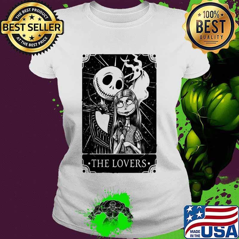 The Lovers Jack Skellington And Sally Shirt Ladies tee The Lovers Jack Skellington And Sally Shirt Ladies tee