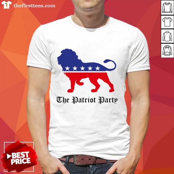 Top Lions The Patriot Party American Shirt