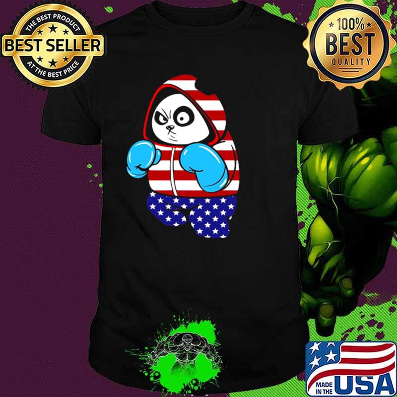 USA United States Boxing Panda Bear shirt