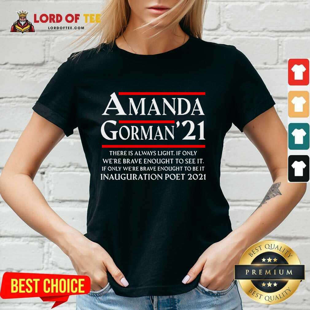 Wonder Amanda Gorman Poet Laureate Poetry There is Always Light Shirt