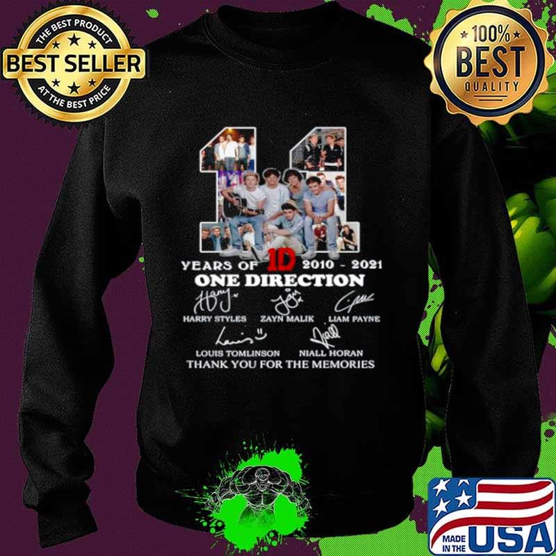 11 Years Of 1D One Direction 2021 2021 Signatures Thanks For The Memories Sweater 11 Years Of 1D One Direction 2021 2021 Signatures Thanks For The Memories Sweater