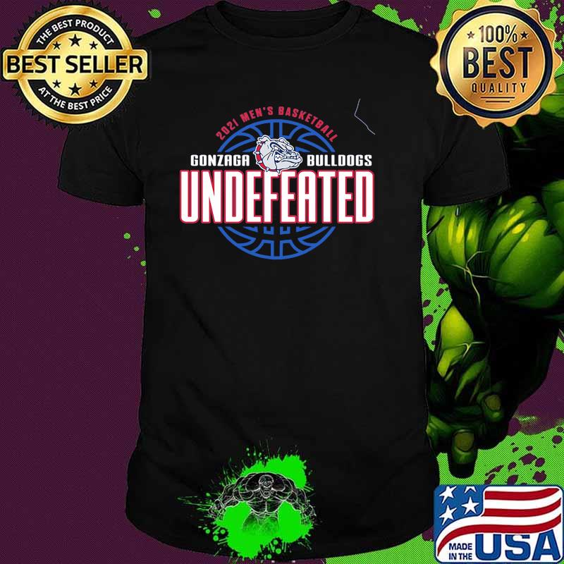 2021 Men's Gonzaga Bulldogs Undefeated Shirt