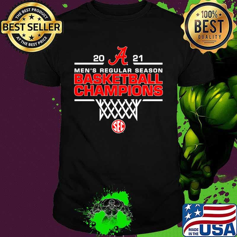 2021 mens regular season basketball champions Alabama Crimson Tide shirt