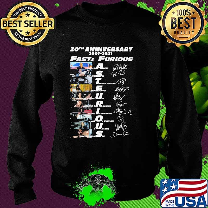 20th Anniversary 2001 2021 Fast And Furious Shirt Sweater 20th Anniversary 2001 2021 Fast And Furious Shirt Sweater