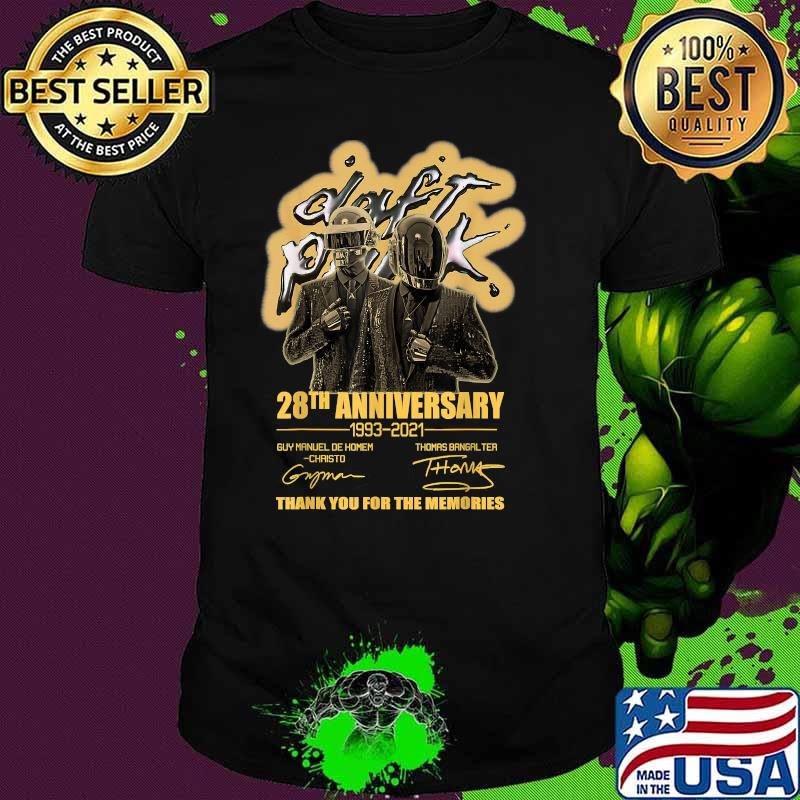 28th Anniversary Daft Pulp Punk Signature Shirt