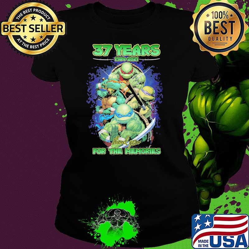 37 Years 1984 2021 Ninja Thank You For The Memories Shirt Ladies tee 37 Years 1984 2021 Ninja Thank You For The Memories Shirt Ladies tee