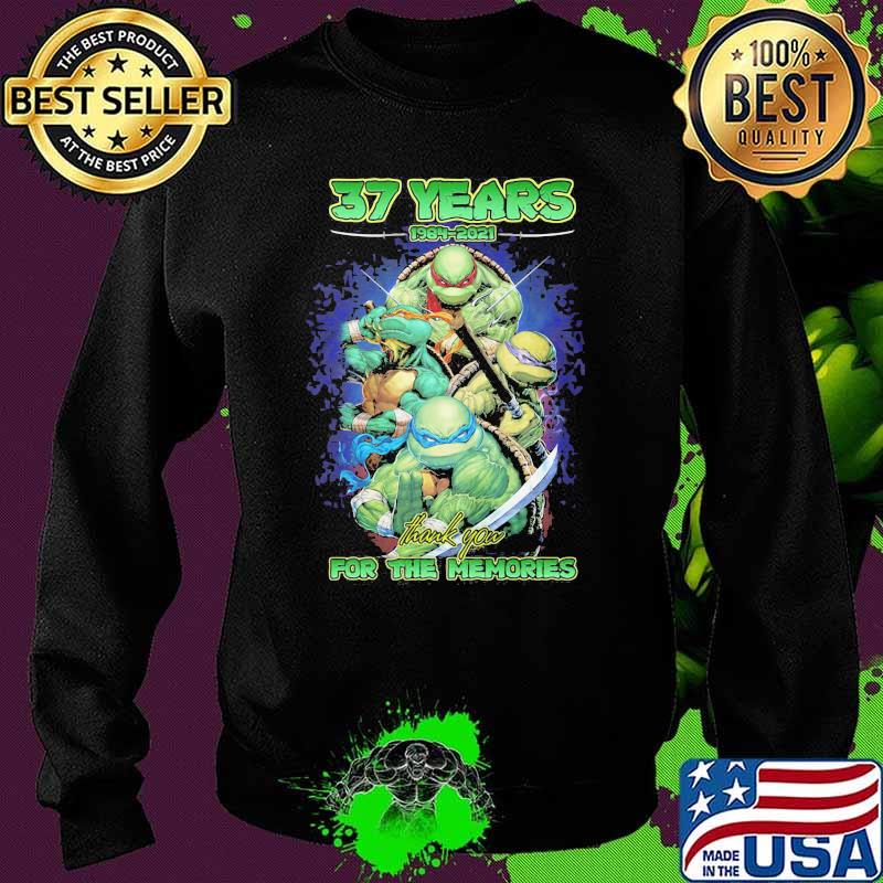 37 Years 1984 2021 Ninja Thank You For The Memories Shirt Sweater 37 Years 1984 2021 Ninja Thank You For The Memories Shirt Sweater