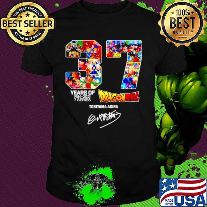 37th Years of Dragon Ball 1984 2021 signature shirt 37th Years of Dragon Ball 1984 2021 signature shirt