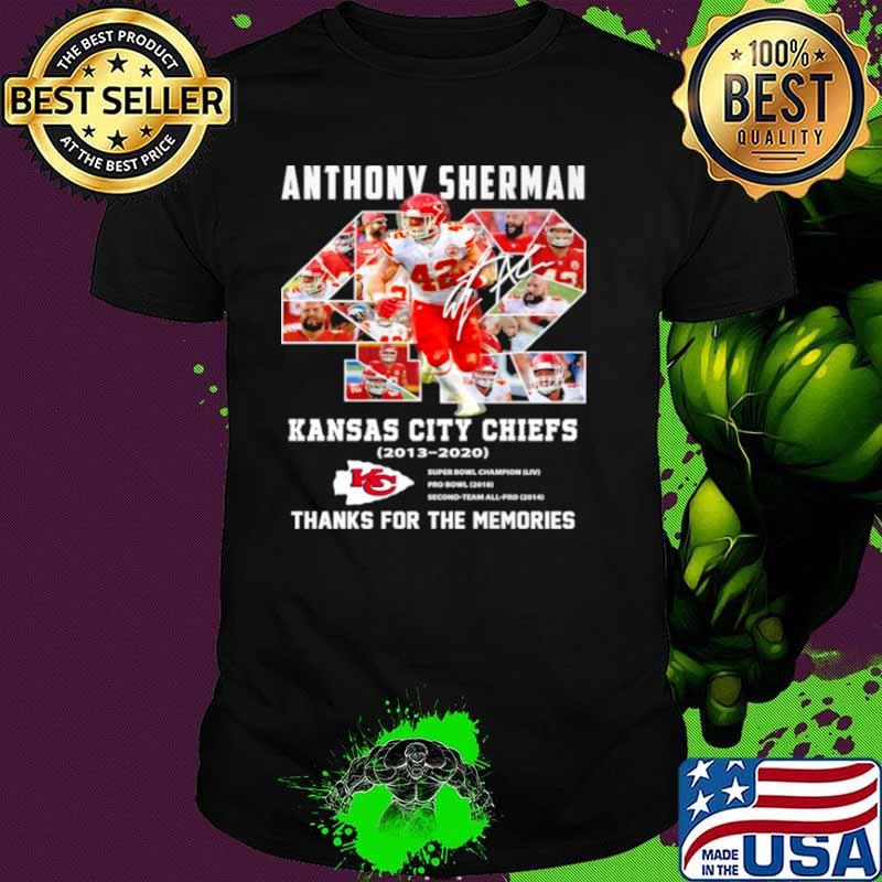 42 Anthony Sherman Kansas City Chiefs 2003 2021 Thank You For The Memories shirt