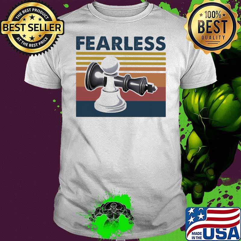 Official Fearless Play Chess Vintage Shirt