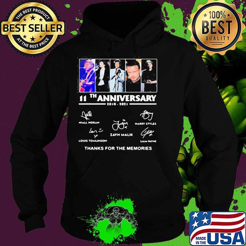 11th Anniversary One Direction Thank You For The Memories Shirt Hoodie 11th Anniversary One Direction Thank You For The Memories Shirt Hoodie