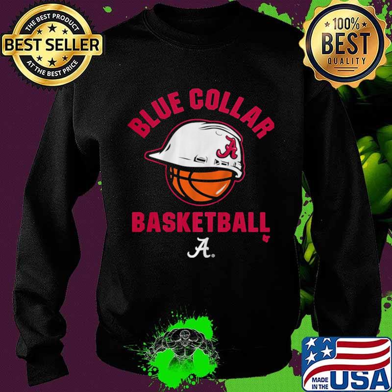 Alabama Crimson Tide blue collar basketball Sweater Alabama Crimson Tide blue collar basketball Sweater