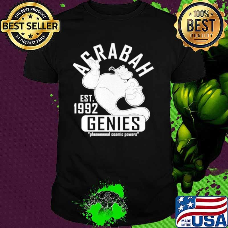 Aladdin Genie Collegiate Sports Graphic Shirt