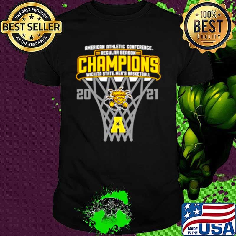 American athletic conference regular season Champions Wichita State men’s basketball 2021 shirt