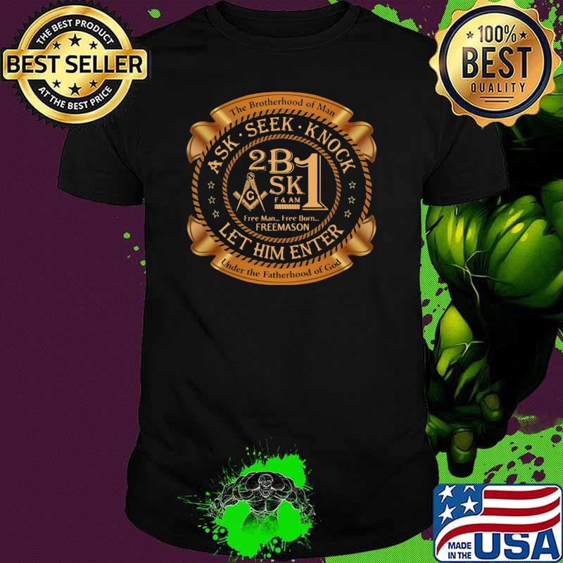 Ask Seek Knock Compass Let Him Enter Under The Fatherhood Of God Shirt