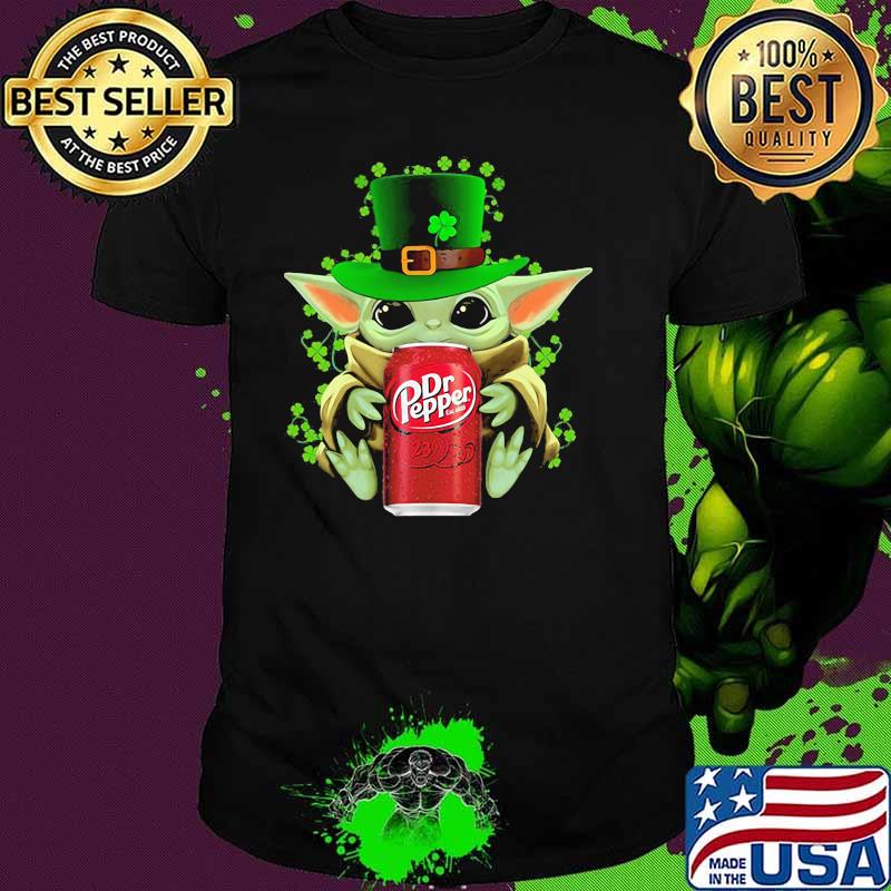 Baby Yoda Hug Dr Pepper Irish Patricks Day Shirt Baby Yoda Hug Dr Pepper Irish Patricks Day Shirt