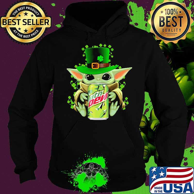 Baby Yoda Hug Mtn Dew Irish Patricks Day Shirt Hoodie Baby Yoda Hug Mtn Dew Irish Patricks Day Shirt Hoodie