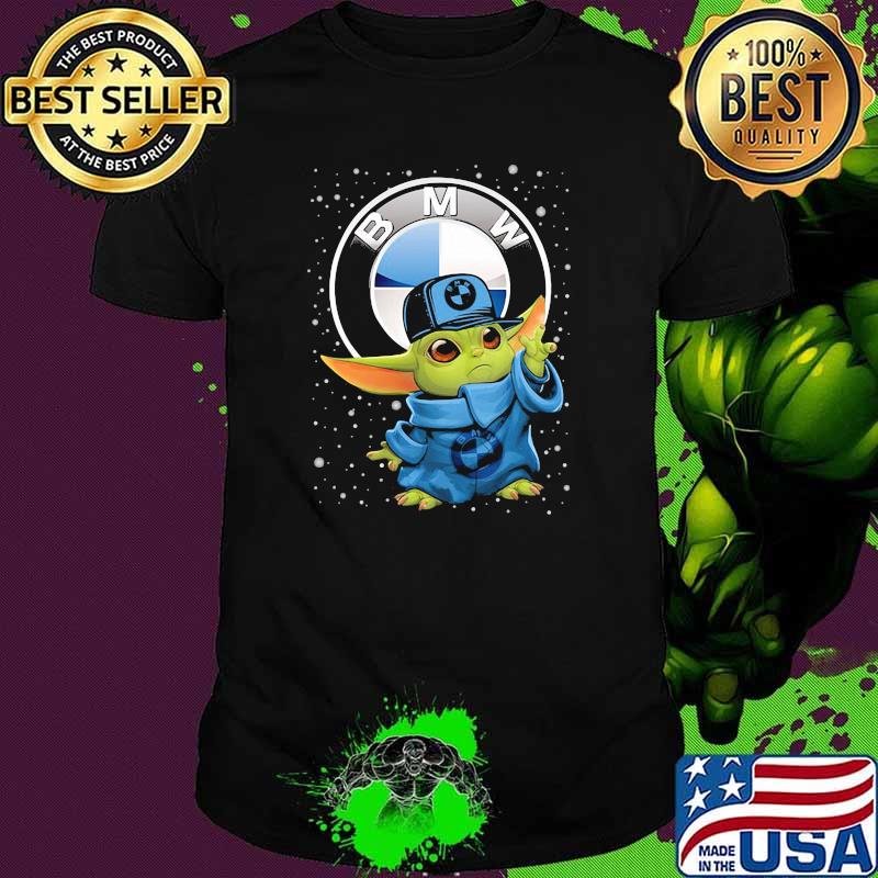 Baby Yoda Wear Hat Bmw Logo So Cool Shirt