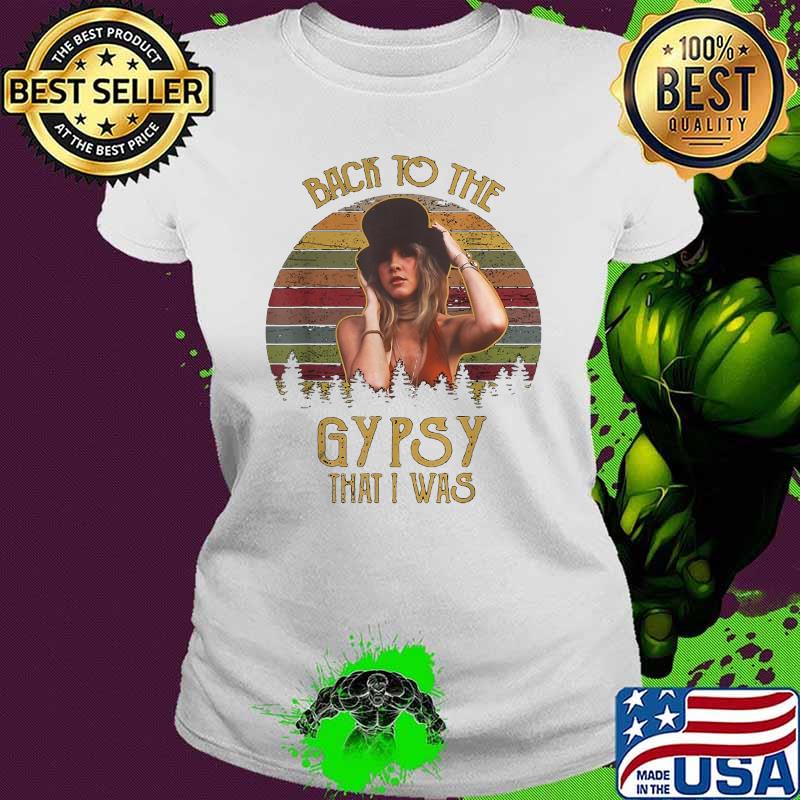 Back To The Gypsy That I Was Stevie Tees Nicks March Rock On Vintage Sunset Shirt Ladies tee Back To The Gypsy That I Was Stevie Tees Nicks March Rock On Vintage Sunset Shirt Ladies tee