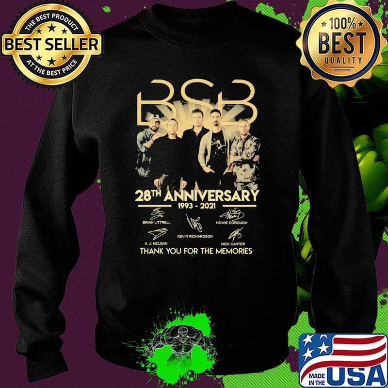 Bsb 28th Anniversary 1993 2021 Thank You For The Memories Signature Shirt Sweater Bsb 28th Anniversary 1993 2021 Thank You For The Memories Signature Shirt Sweater
