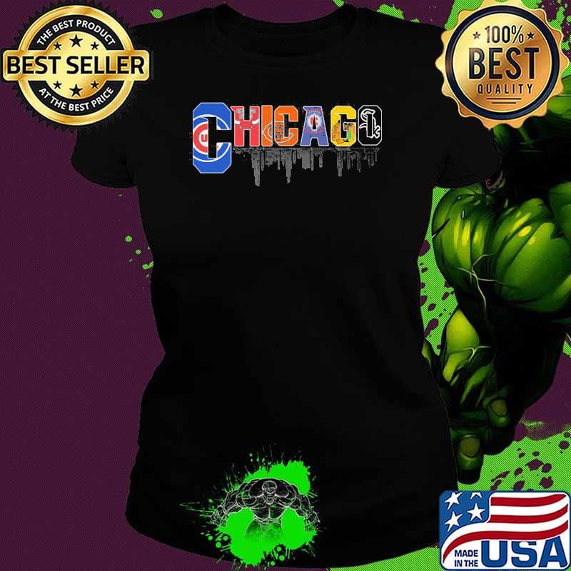 Chicago All Team Baseball Shirt Ladies tee Chicago All Team Baseball Shirt Ladies tee