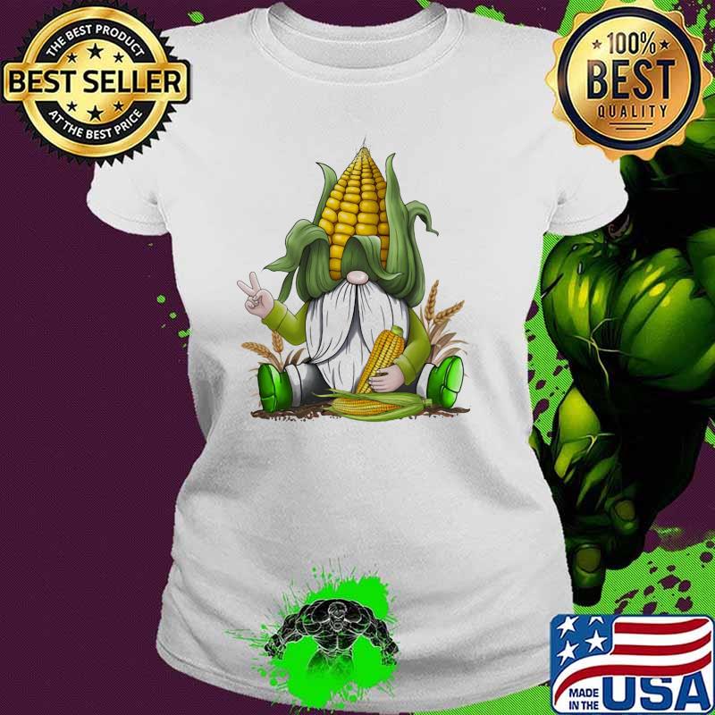 Corn Gnome Drawf Shirt Ladies tee Corn Gnome Drawf Shirt Ladies tee