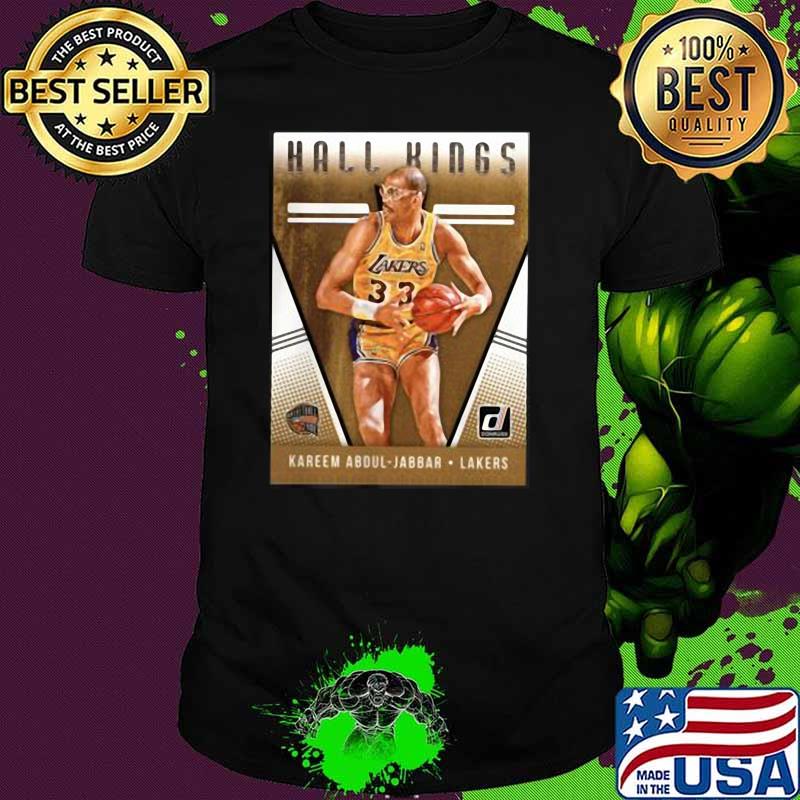 Cute 2018 2019 Donruss Hall Kings Basketball Card 12 Kareem Abdul Jabbar Los Angeles Lakers Shirt