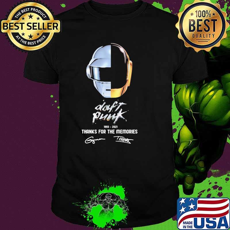 Daft Punk 1993 2021 28th Thank You For The Memories Shirt Daft Punk 1993 2021 28th Thank You For The Memories Shirt