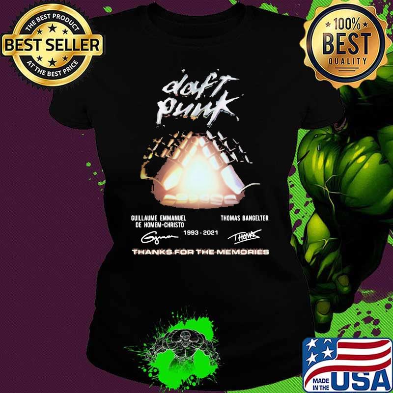 Daft Punk Thank You For The Memories Shirt Ladies tee Daft Punk Thank You For The Memories Shirt Ladies tee