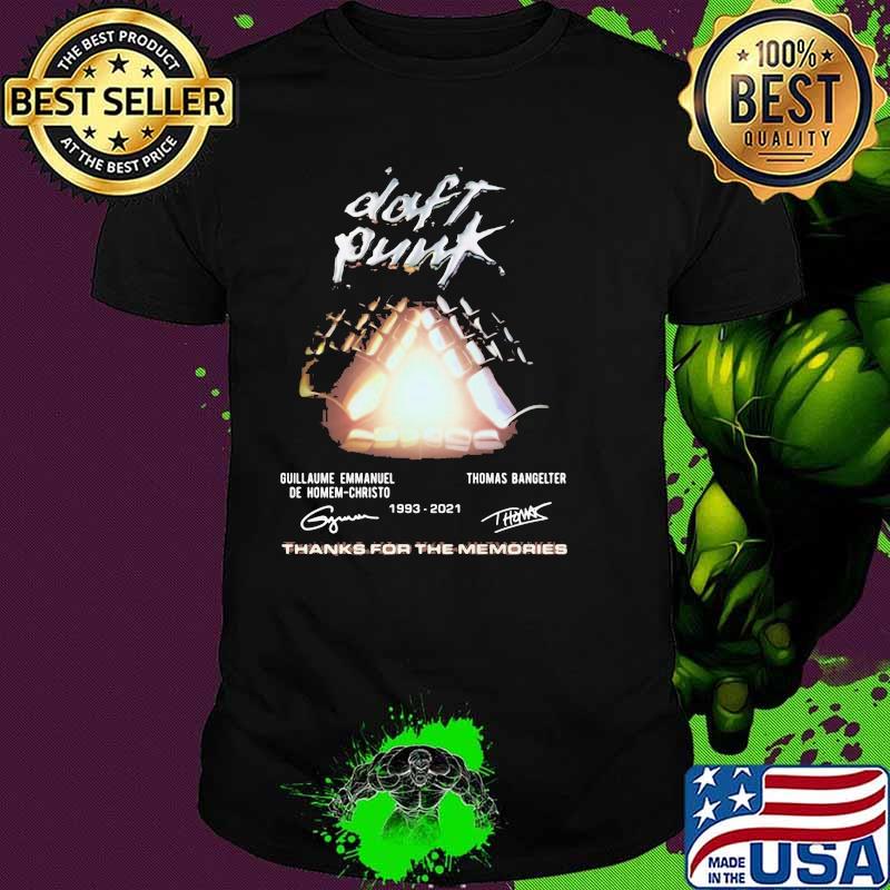 Daft Punk Thank You For The Memories Shirt