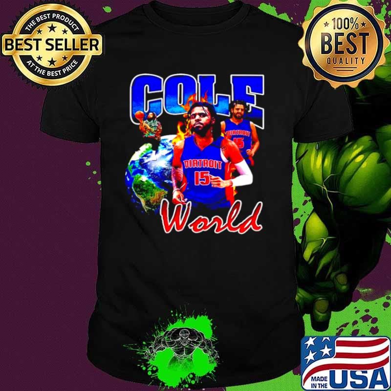 Detroit Pistons gole world shirt
