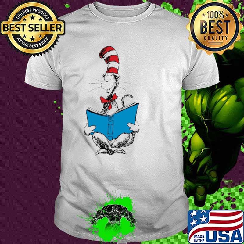Dr. Seuss Reading Cat Shirt