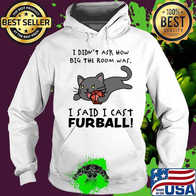 I didn’t ask how big the room was I said I cast furball Hoodie I didn’t ask how big the room was I said I cast furball Hoodie