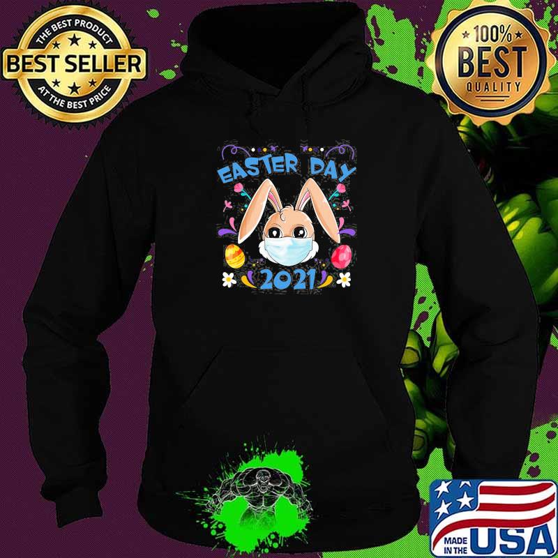 Easter Day 2021 Bunny Rabbit Face Wearing Mask Gift Womens Shirt Hoodie Easter Day 2021 Bunny Rabbit Face Wearing Mask Gift Womens Shirt Hoodie