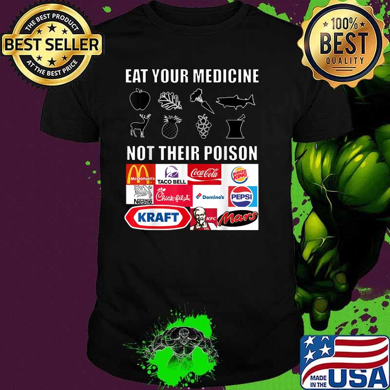 Eat Your Medicine Not Their Poison Shirt Eat Your Medicine Not Their Poison Shirt