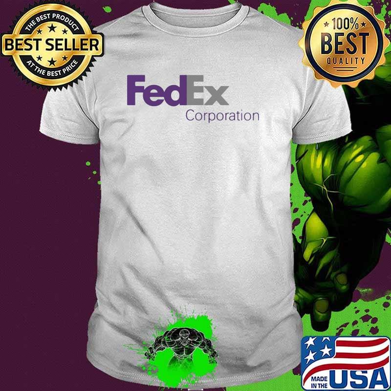 Fedex Corporation Logo Purple Shirt