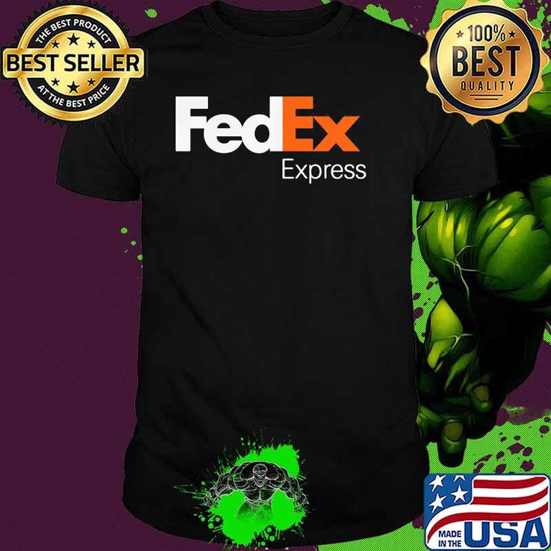 Fedex Express Logo White Orange Shirt