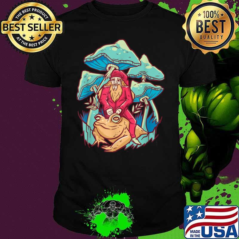 Frog Red Spotted Mushroom Little Froggie Themed Shirt