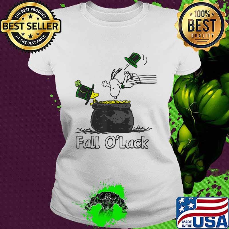 Full O’cluck Irish Snoopy Woodstock Patricks Day Shirt Ladies tee Full O’cluck Irish Snoopy Woodstock Patricks Day Shirt Ladies tee