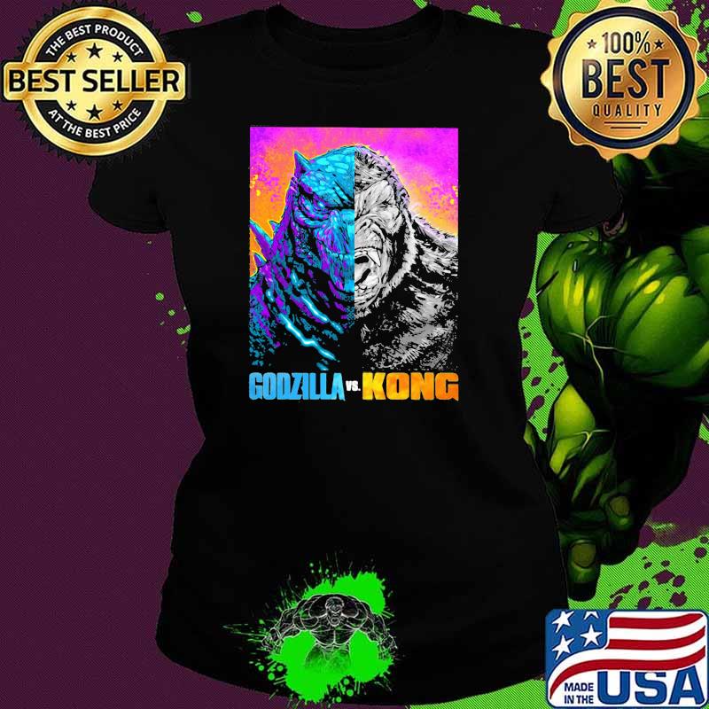 Godzilla Vs Kong Team Big Fan Shirt Ladies tee Godzilla Vs Kong Team Big Fan Shirt Ladies tee