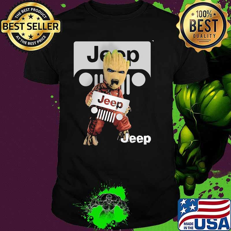 Groot With Symbol Jeep Shirt